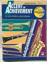 Accent on Achievement Combined Percussion Book 1 with CDs - brand new - £7.73 GBP
