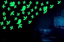 &quot;Bird&quot; Radium Night Glow Wall Sticker for Kids Room Decoration - £12.86 GBP