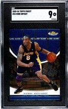 Kobe Bryant 2005-06 Topps Finest Card #33- SGC Graded 9 MT (Los Angeles Lakers) - £39.46 GBP