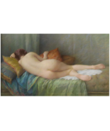 Art Giclee Printed Oil Painting Jules Scalbert - Bare Back Home Decor Ca... - €10,19 EUR+
