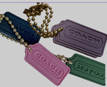 COACH small 1.5* flexible rubber Bag Hang Tag / Key Chain / authentic  p... - $13.86+