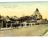 Thompson&#39;s Scenic Railway Revere  Beach Massachusetts 1900&#39;s Postcard - £9.34 GBP