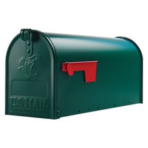 Gibraltar Mailboxes Elite Medium Capacity Galvanized Steel Green, Post-M... - £25.96 GBP