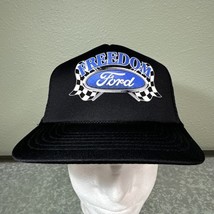 Vintage Freedom Ford Black Rope Snap Back Hat One Size RARE 90’s Streetw... - $23.00