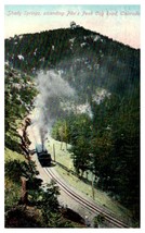 Shady Springs Pike&#39;s Peak Cog Railroad Colorado Postcard - £11.66 GBP