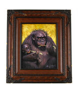 &quot; Hora Almuerzo&quot;Por Antonio Sidoni 2002 Firmado Original Pintura Al Óleo - $3,023.58 CAD