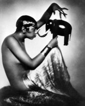 Bruce Teleky Josephine Baker with Elephant Model, 1925 by McMahan Photo ... - $12.82