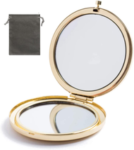 Magnifying Compact Mirror Purses Magnification Folding Mini Pocket Double Sided - £6.76 GBP