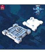 3D Printed STL Miniatures Trapdoor Core Props The Frost City 3 28 - 32mm... - $16.53 CAD+