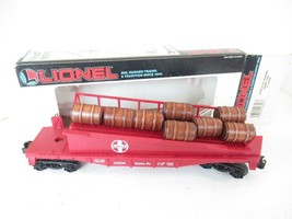 The Lionel VAULT- MPC- 16306- Santa Fe Barrel Ramp CAR- 0/027-LN- HB1 - £17.50 GBP