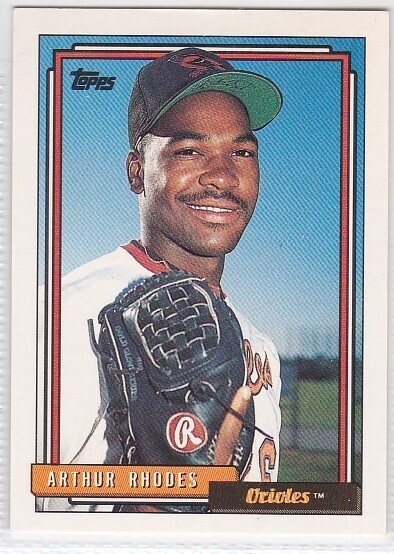 M) 1992 Topps Baseball Trading Card - Arthur Rhodes #771 - $1.97
