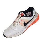 Nike Lunar Command Golf Shoes Mens 9 Red-Orange White Soft Spike 704427-100 - $28.70