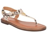 Tommy Hilfiger Women Flat Slingback Sandals Bennia Size US 8M Taupe Snak... - £30.38 GBP