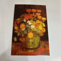 Vincent Van Gogh Bowl With Zinnias Postcard 3.5 X 5.5 Mr. Paper Unused - £1.55 GBP