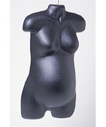 Pregnant Female Dress Mannequin Form (Plastic / Black) with Hook for Han... - $489.72 MXN