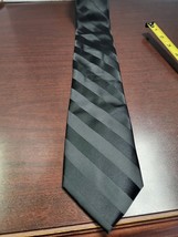 Stacy Adams Black Stripe Monochromatic Necktie - £9.06 GBP