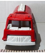 Vintage 1970 Tootsie Toy Red Chemical Extinguisher Tanker Truck Made in USA - $3.84