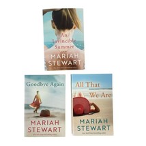 Mariah Stewart Book Wyndham PB Invincible Summer Goodbye Again All That ... - $19.35