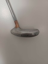 TZ GOLF - Acushnet Bullseye Mallet Putter Brass Aluminum Vintage Rare 35&quot; Putter - £32.81 GBP