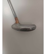 TZ GOLF - Acushnet Bullseye Mallet Putter Brass Aluminum Vintage Rare 35... - $41.73