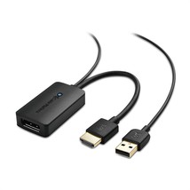 Cable Matters HDMI to DisplayPort Adapter (HDMI to DP Adapter) with 4K Video R - £45.34 GBP