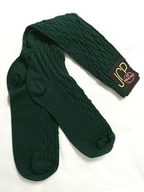 Vtg Nwt Hunter Green Diamond Knit Cotton Blend Knee High Socks School Girl 9-11 - £22.54 GBP