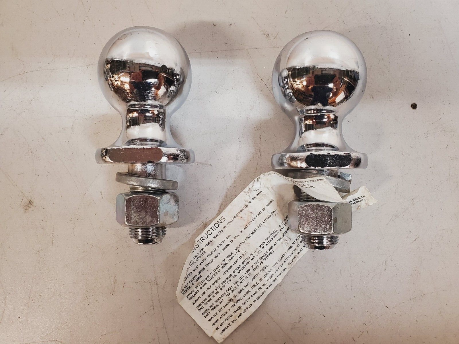 2 Quantity of Draw-Tite Trailer Hitch Balls 1-7/8&quot; | 2000 Lb | 2012 (2 Qty) - $34.29