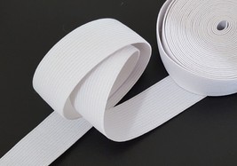 2&quot; / 5cm wide - 3-10yd Raw White Heavy Duty Waistband Elastic Band EB32 - $113.85 MXN+