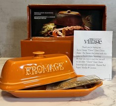 Gourmet Du Village Chevre Cheese Baker Stoneware Bistro Collection New Open Box - £18.06 GBP