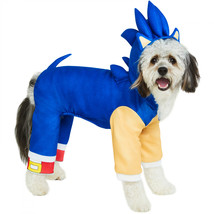 Sonic The Hedgehog Plush Dog Costume with Hood Blue - £32.97 GBP
