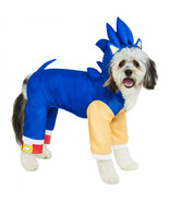 Sonic The Hedgehog Plush Dog Costume with Hood Blue - £32.82 GBP