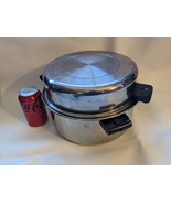 Chef Ware Towncraft Dome Lid Stock Pot Stainless Pan 2 Handled 10 3/4 in... - £58.80 GBP