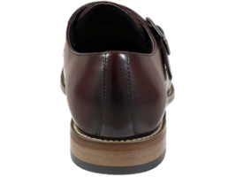 Stacy Adams Desmond Shoes Cap Toe Monk Strap Burgundy 25162-601 image 5