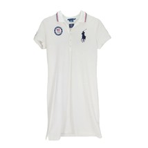 Ralph Lauren US OLYMPIC TEAM Official Women&#39;s L White Polo Dress 2012 London - £21.58 GBP