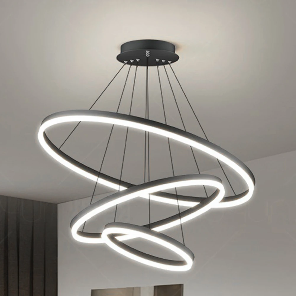 Simple Modern LED Pendant Chandelier High Brightness Decor Ornament for ... - $49.14+