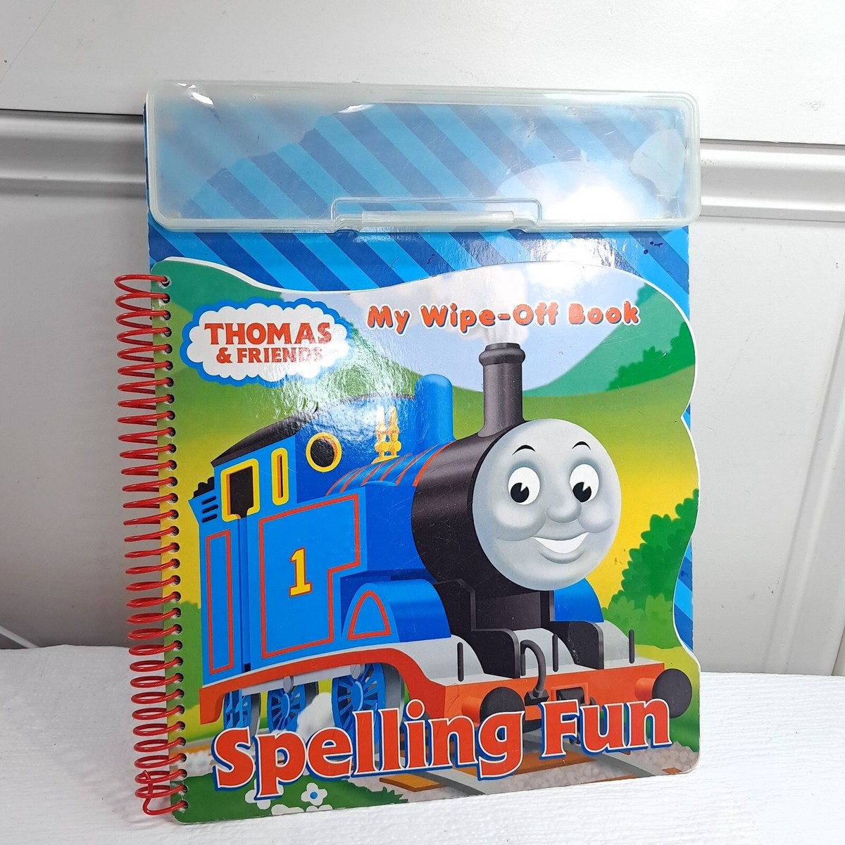 Thomas &amp; Friends My Wipe-off book Spelling Fun train toddler kids homesc... - $27.00
