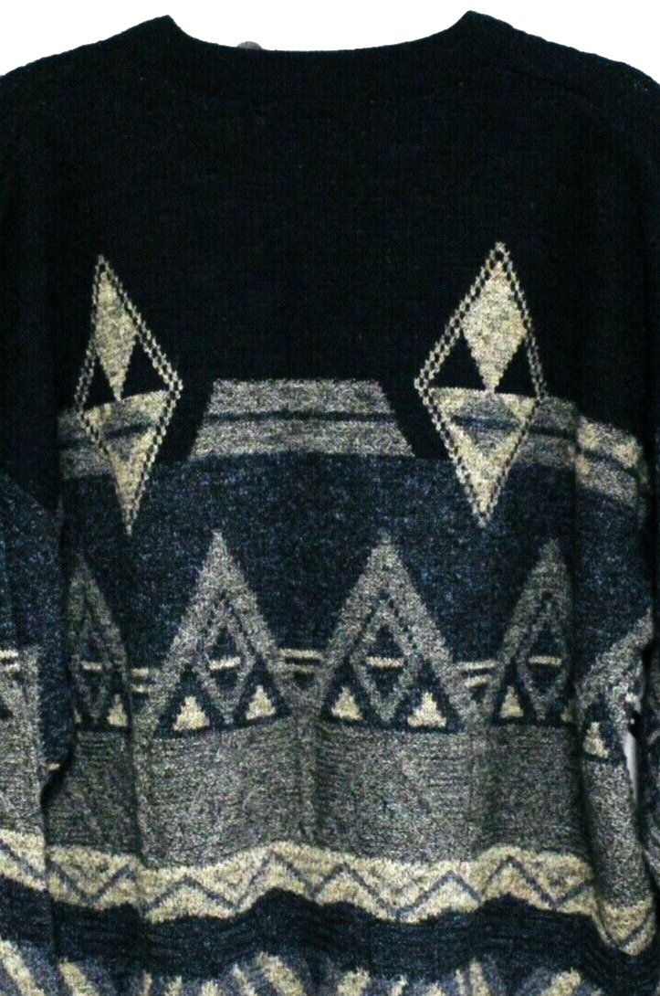 VTG 80s Gilt Edge England Alpaca Blend V-Neck Sweater Jumper Mens XL 56" Chest Item image 5