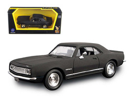 1967 Chevrolet Camaro Z28 Matt Black Diecast Model Car - $19.33