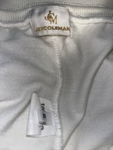 Jeycoleman White Gray Striped Men&#39;s Cotton  Sweatpants Pants Size XL - £26.00 GBP
