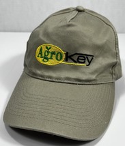 Otto Agro Key Baseball Hat Cap Tan Beige 100% Cotton Strapback - $7.19