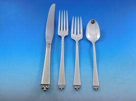 Satin Beauty by Oneida Sterling Silver Flatware Set for 12 Service 52 pieces - $2,470.05