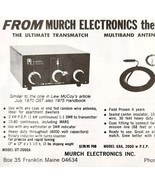 1975 Murch UT2000A Transmatch Multiband Advertisement Electronics C82QST - $19.99