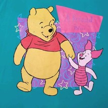 Vintage 90s Winnie the Pooh Piglet Sleep Shirt Pajama Oversize OSFA Cotton - £11.95 GBP