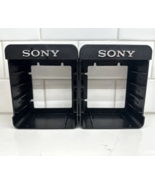 2 Vintage Sony Audio Cassette Tape Wall Mountable Or Stand Alone Storage - €12,18 EUR
