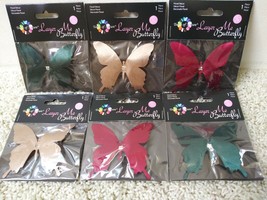 Touch of Nature Lot 12 Layer Me Asst. 3&quot; Swallowtail Butterfly Clip for Decor - £9.47 GBP