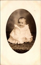 Baby in White Dress Unposted Antique Vintage Postcard - £5.89 GBP