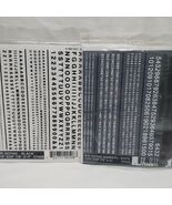 *90% Complete* Woodland Scenics Gothic Black And White Transfer Decals - $126.30 MXN