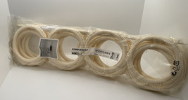 Ikea Komplement Ivory Macrame Scarf Tie Belt Hanger Holder Organizer 28 New - $18.23