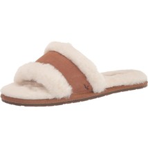 Koolaburra UGG Women Cozy Plush Slide Sandals Milo Peep Size US 7 Natura... - £38.66 GBP