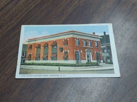 Groveton, NH Postcard COOS COUNTY NATIONAL BANK New Hampshire NH - £5.38 GBP